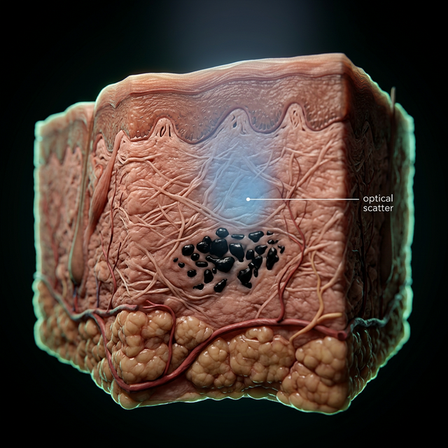 El efecto Tyndall: Por qué tus colores negros curan hacia el azul