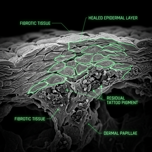 El bajón del 20%: La física letal del tatuaje ya cicatrizado